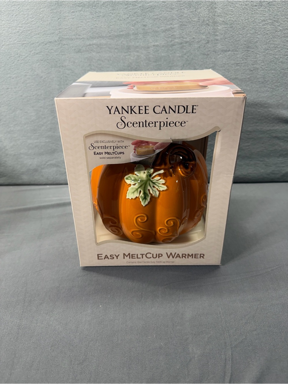 Yankee Candle Scenterpiece Fall Pumpkin Meltcup Warmer Autumn Thanksgiving NEW